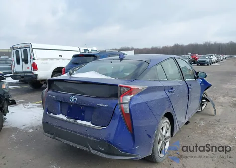 2017 Toyota Prius Four Touring from USA, damaged, VIN JTDKARFU1H3053580
